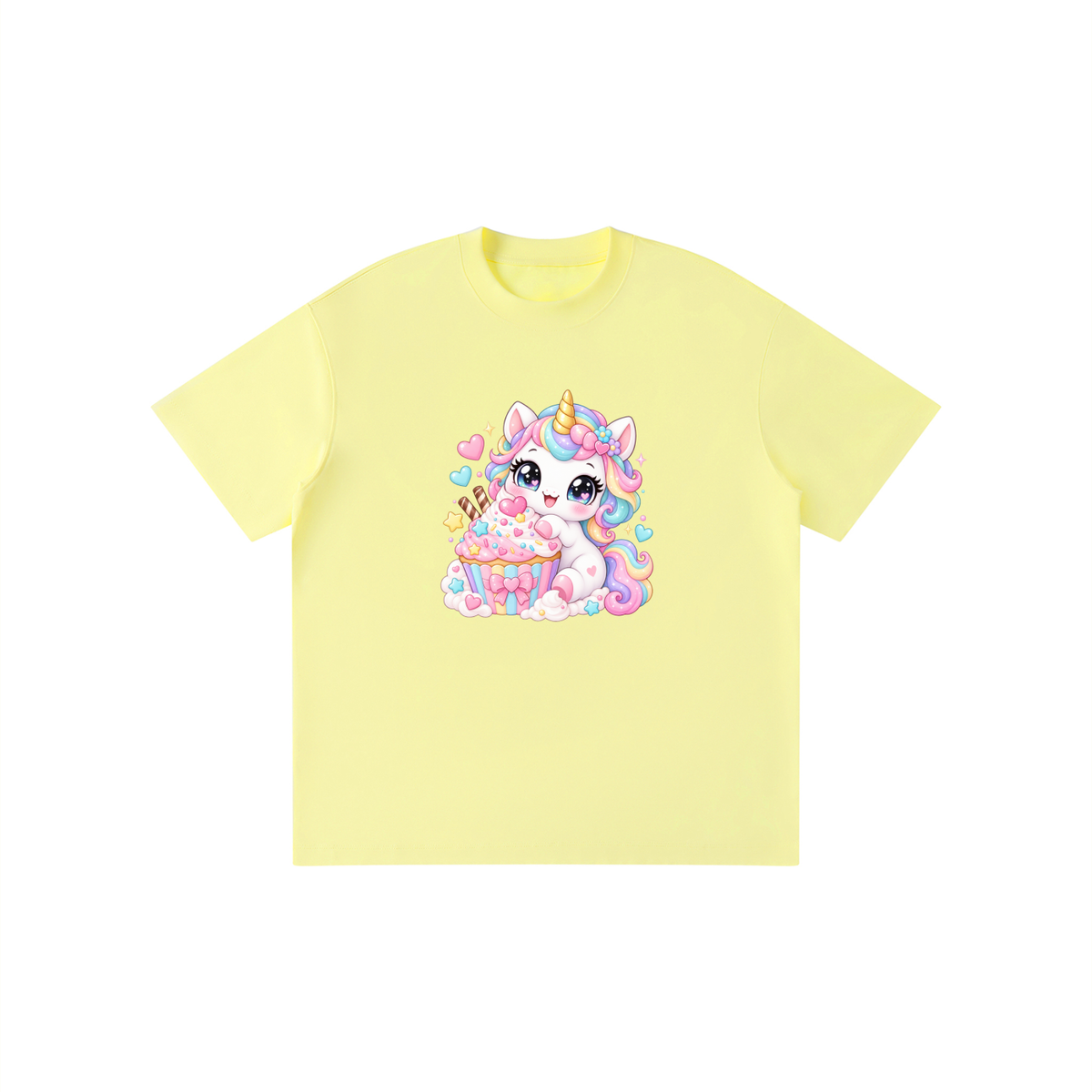Unicorn Cupcake Pastel Kids Graphic T-Shirt
