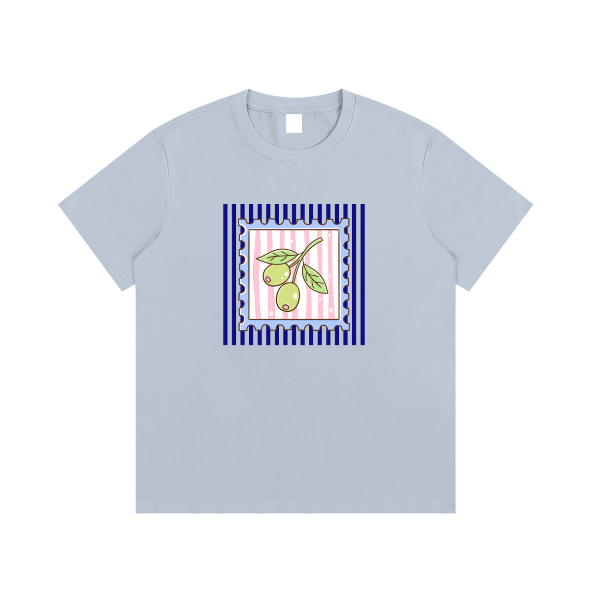 Mediterranean Olive Unisex Cotton Graphic T-Shirt
