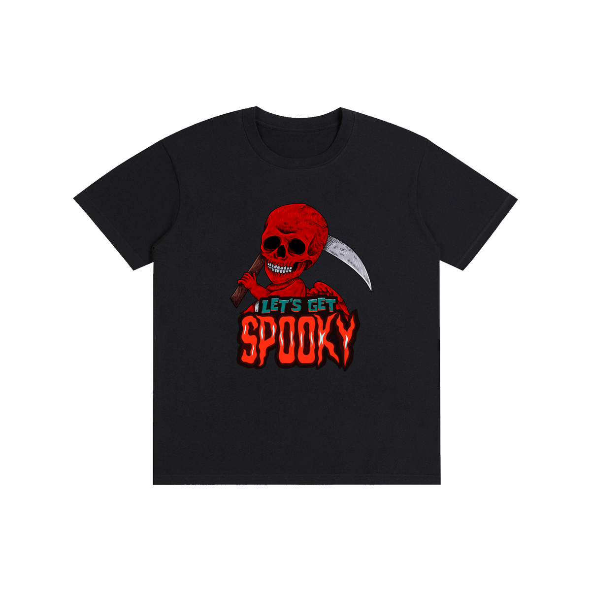 Let's Get Spooky Grim Reaper Unisex Halloween T-Shirt