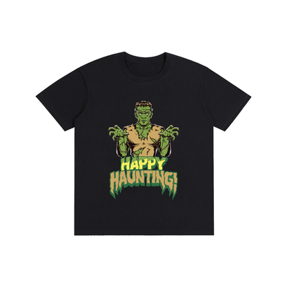 Happy Hunting Graphic Tee | Retro Horror Fall Top