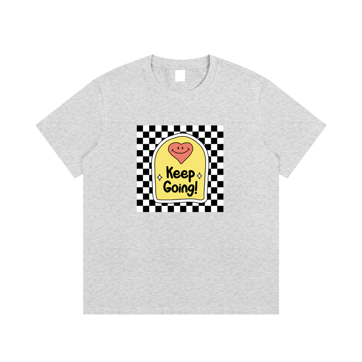 Keep Going Motivational Unisex Cotton Graphic T-Shirt