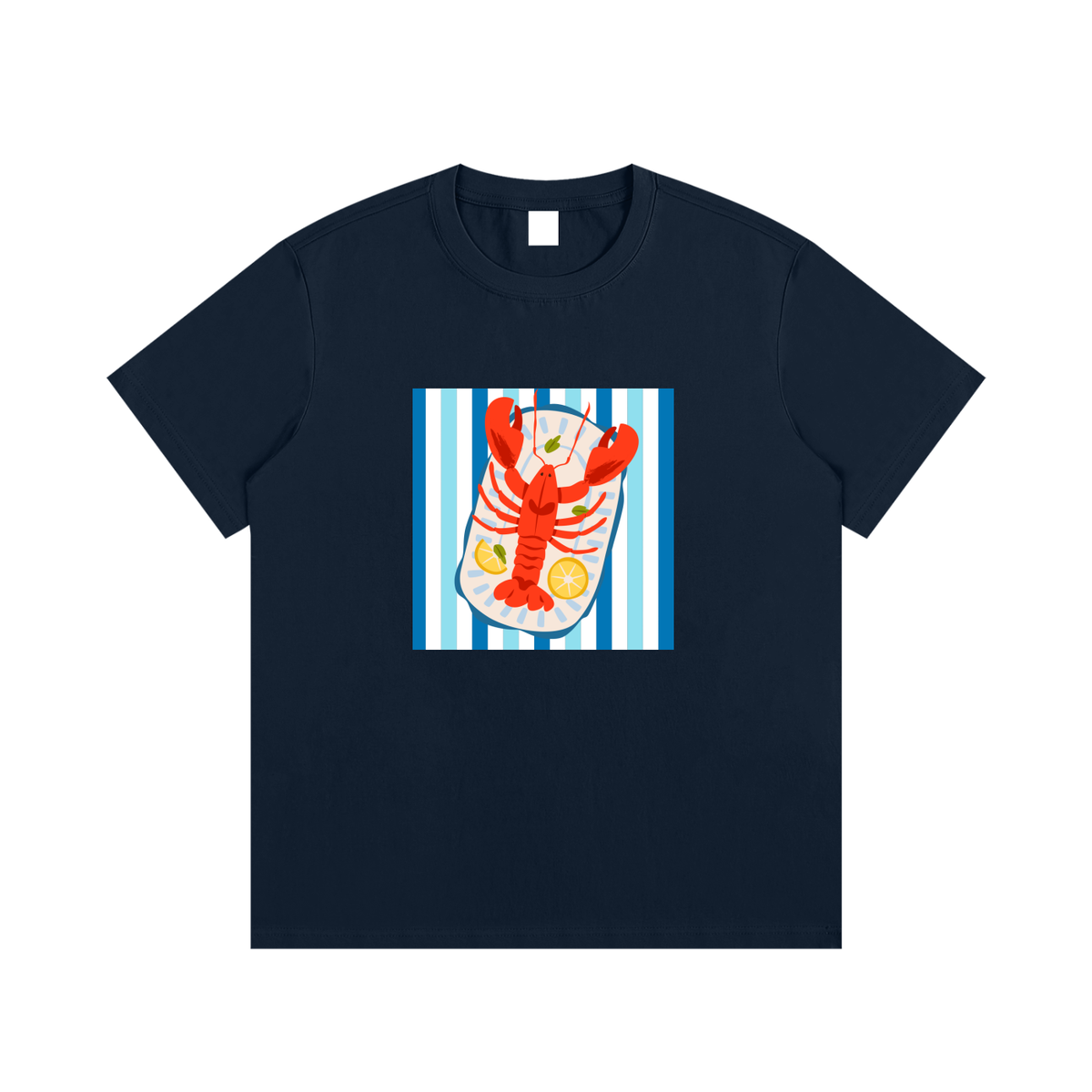 Lobster Coastal Unisex Cotton Graphic T-Shirt