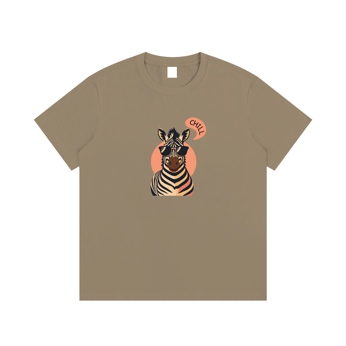Chill Zebra Unisex Cotton Graphic T-Shirt
