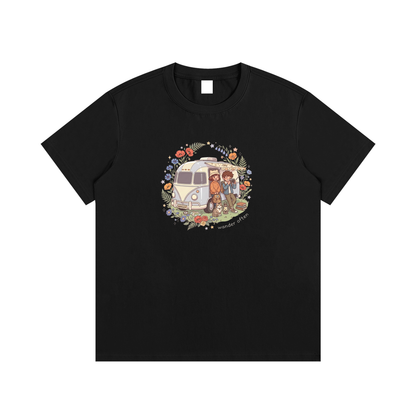Wander Often Stargazing Camping Unisex Graphic T-Shirt