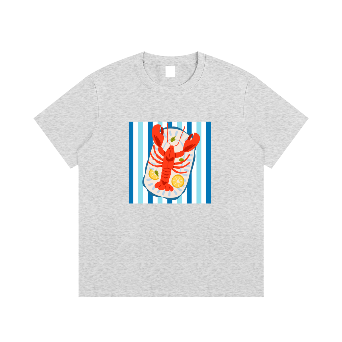 Lobster Coastal Unisex Cotton Graphic T-Shirt