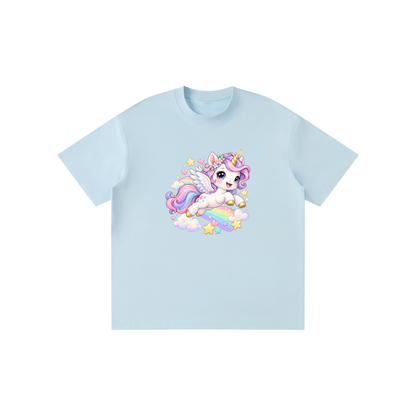 Magical Rainbow Unicorn Kids Graphic T-Shirt