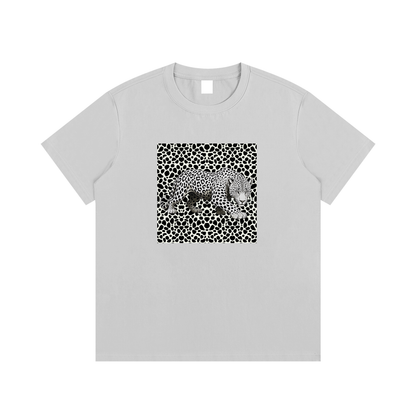 Leopard Animal Print Unisex Cotton Graphic T-Shirt