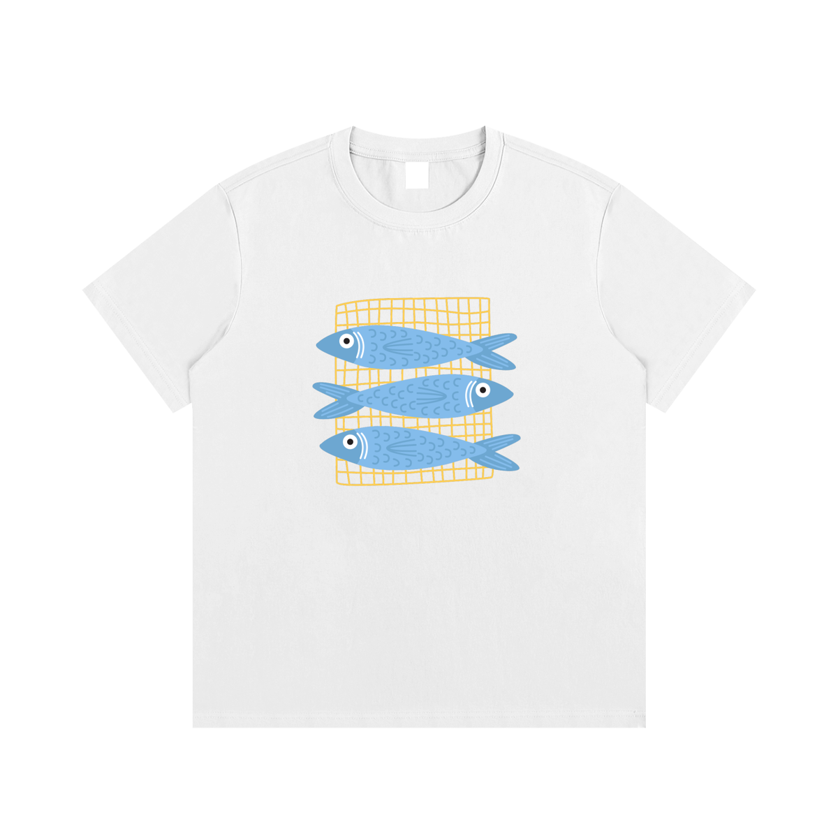 Fish Coastal Unisex Cotton Graphic T-Shirt