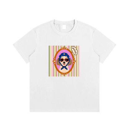 Woof Dog Unisex Cotton Graphic T-Shirt
