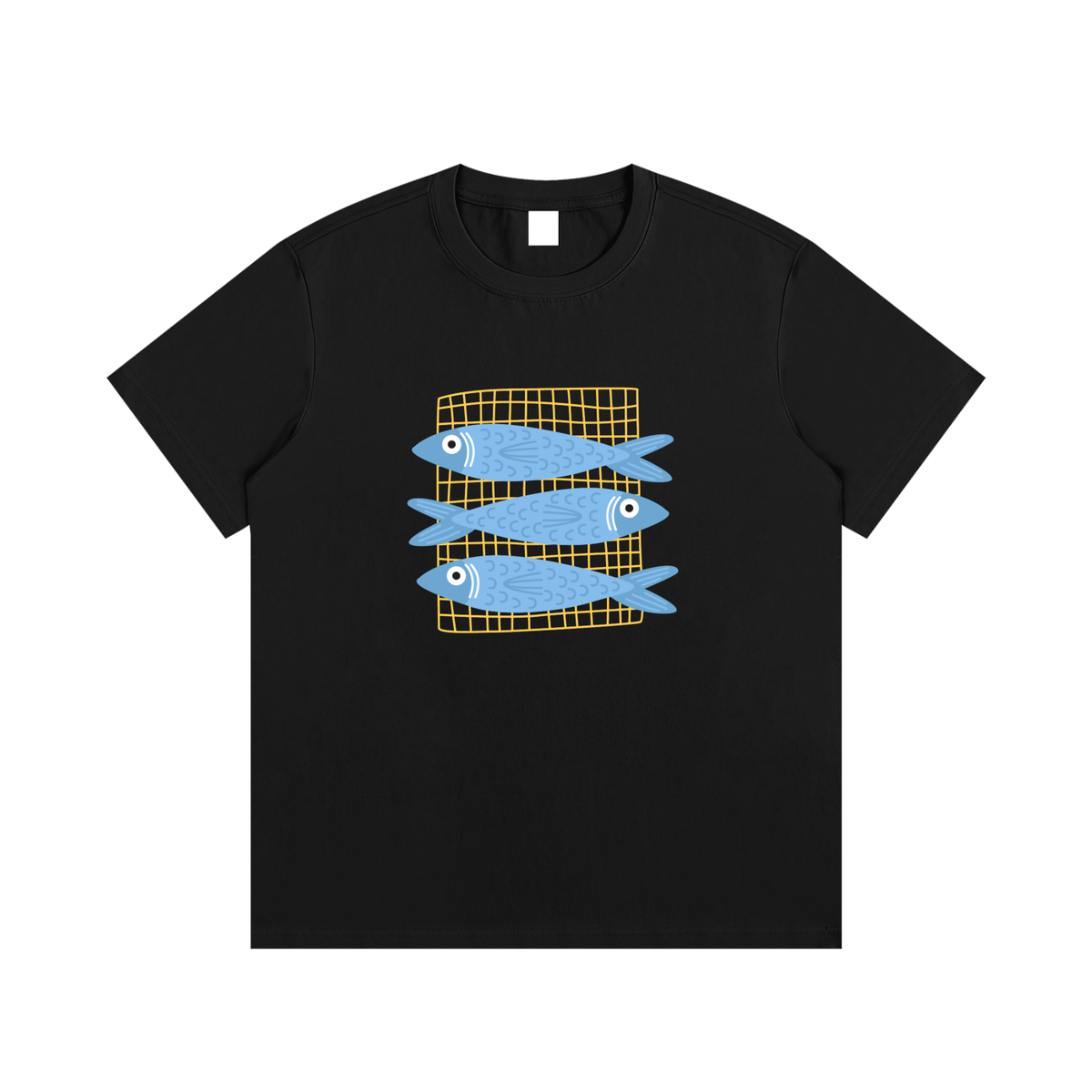 Fish Coastal Unisex Cotton Graphic T-Shirt