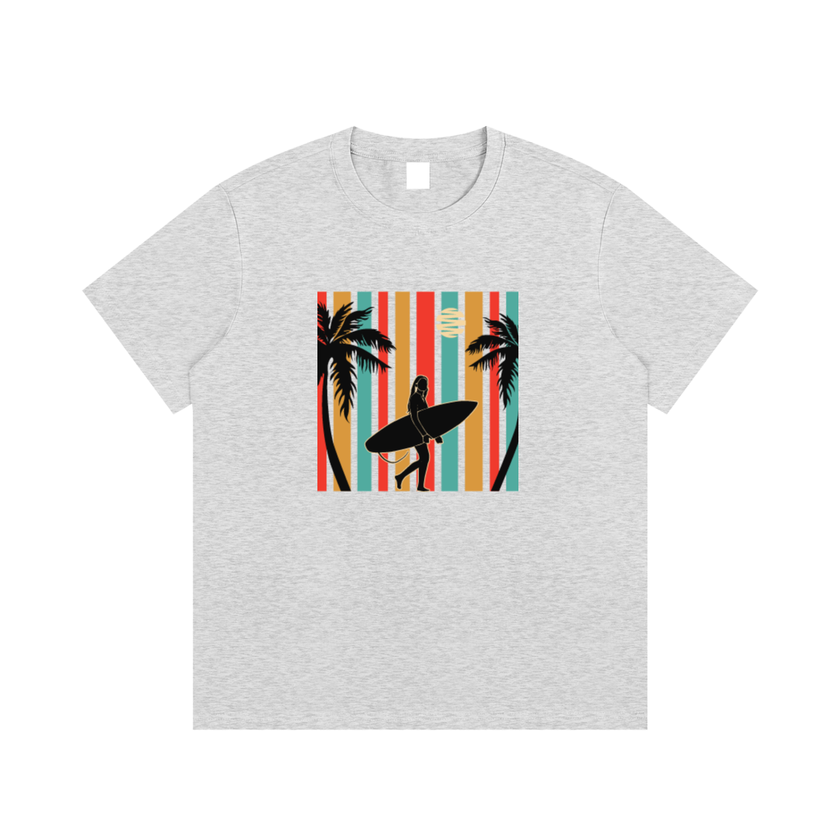 Retro Surfer Unisex Cotton Graphic T-Shirt