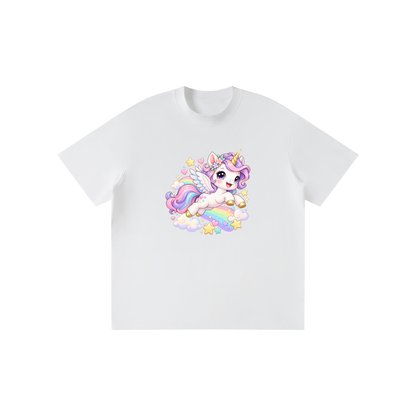 Magical Rainbow Unicorn Kids Graphic T-Shirt