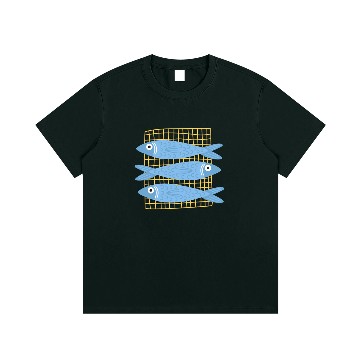 Fish Coastal Unisex Cotton Graphic T-Shirt