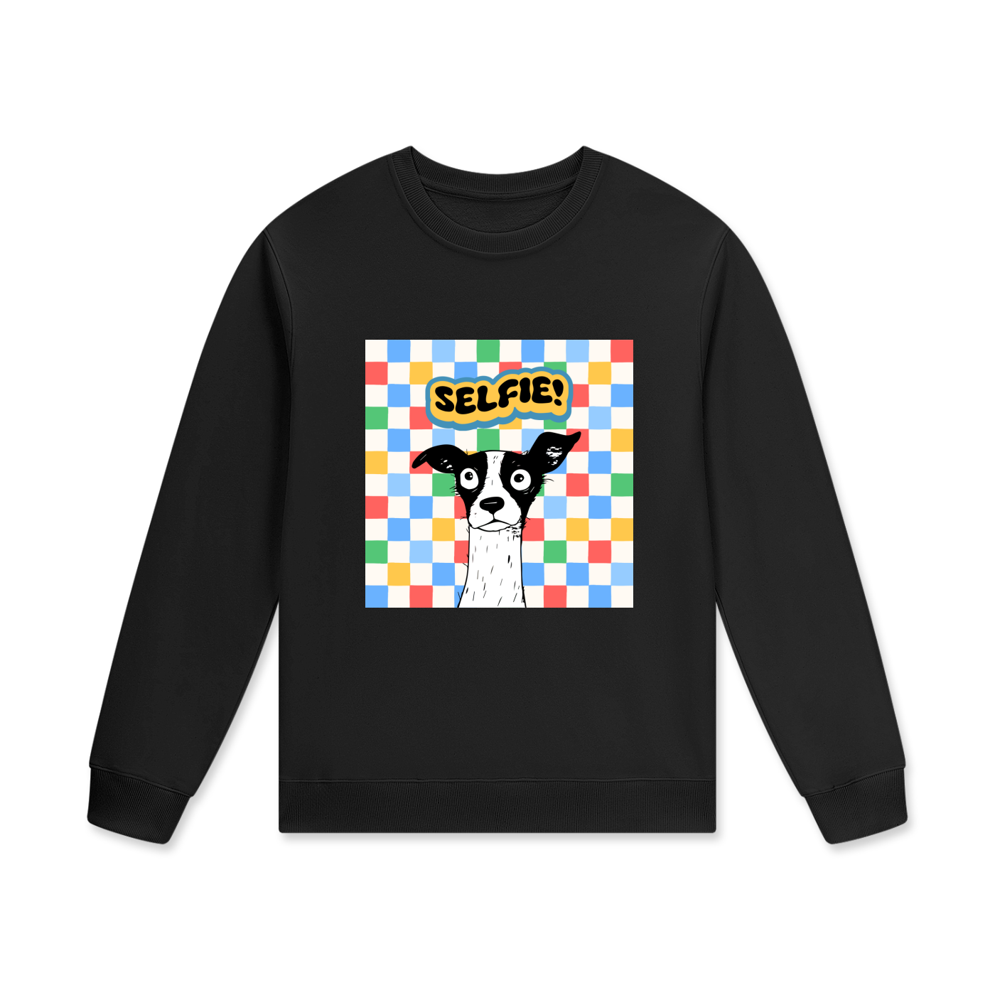 Streetwear Unisex Selfie Cotton Pullover