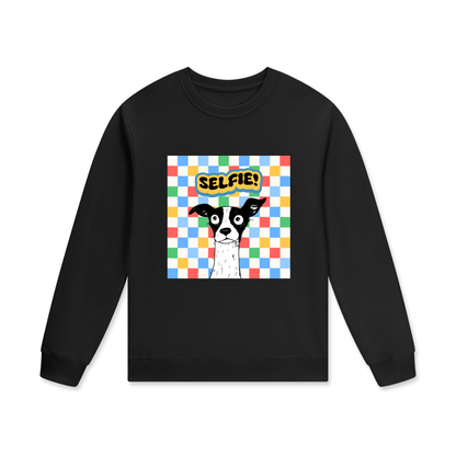 Streetwear Unisex Selfie Cotton Pullover