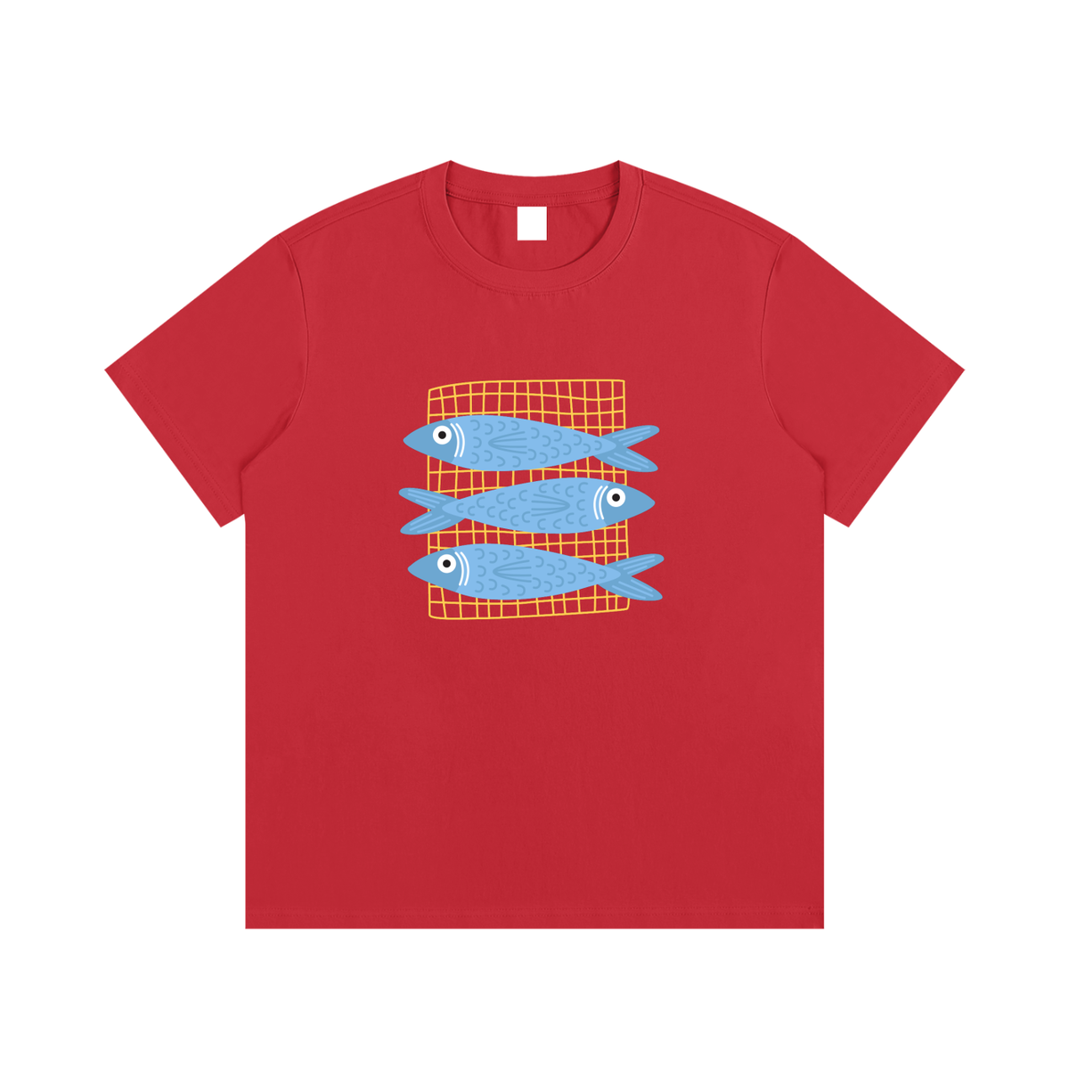 Fish Coastal Unisex Cotton Graphic T-Shirt