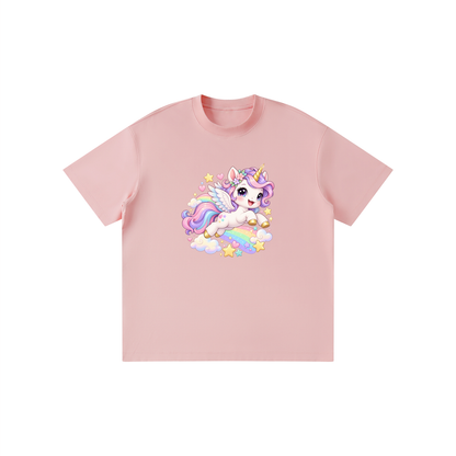 Magical Rainbow Unicorn Kids Graphic T-Shirt