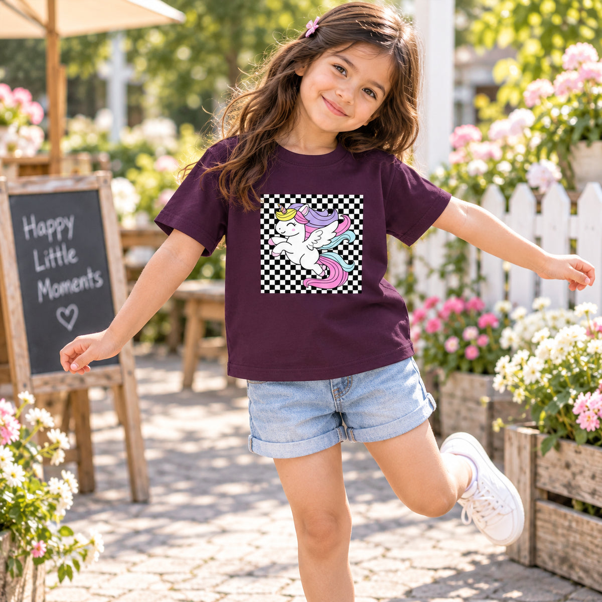 Flying Unicorn Kids Graphic T-Shirt – Magical Pegasus