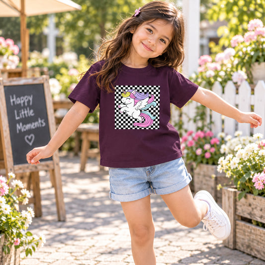Flying Unicorn Kids Graphic T-Shirt – Magical Pegasus
