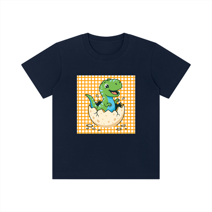 Hatching Baby Dinosaur Kids Graphic T-Shirt – Cute Dino