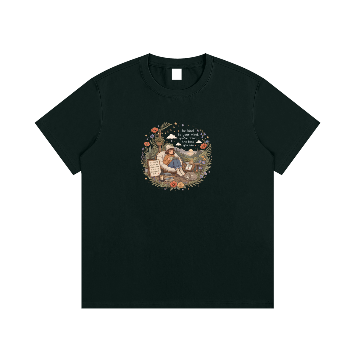Be Kind To Your Mind Self-Care Graphic T-Shirt