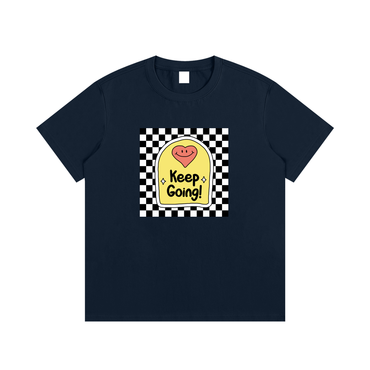 Keep Going Motivational Unisex Cotton Graphic T-Shirt