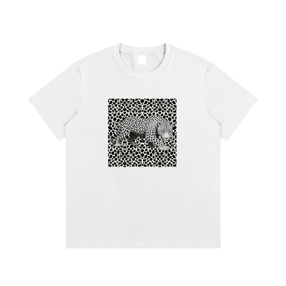 Leopard Animal Print Unisex Cotton Graphic T-Shirt