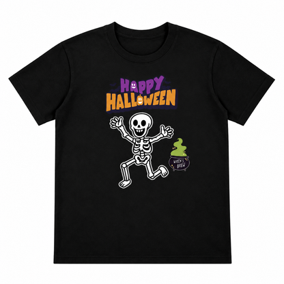 Ghostly Vibes Minimalist Unisex Halloween T-Shirt