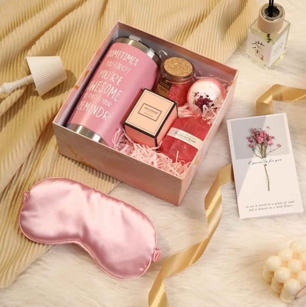 Spa Luxury Self Care Gift Set Valentines Day OEM Mother's Day Bath Bomb Wedding Gift Set