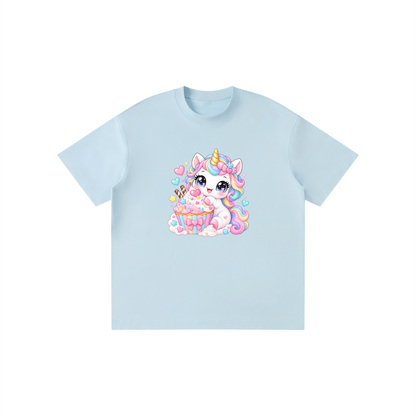 Unicorn Cupcake Pastel Kids Graphic T-Shirt
