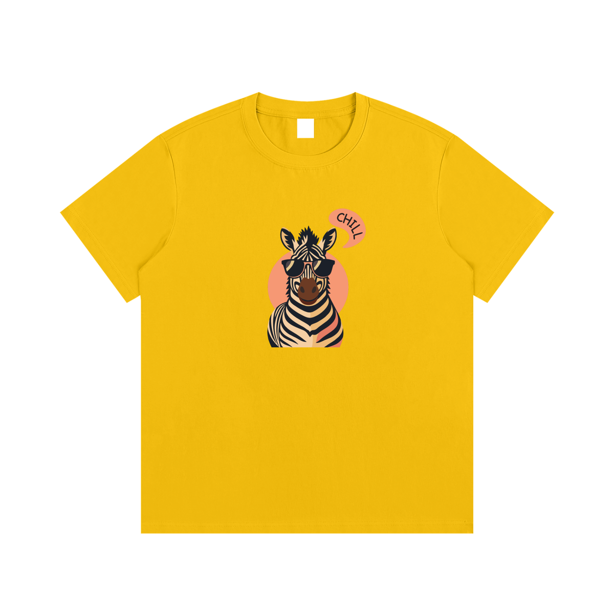 Chill Zebra Unisex Cotton Graphic T-Shirt
