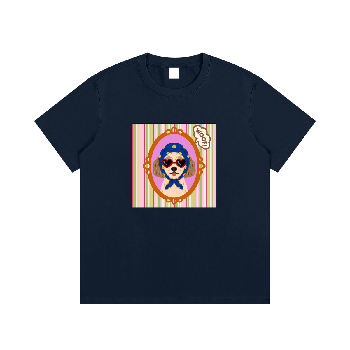 Woof Dog Unisex Cotton Graphic T-Shirt
