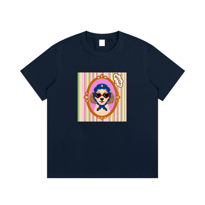 Woof Dog Unisex Cotton Graphic T-Shirt