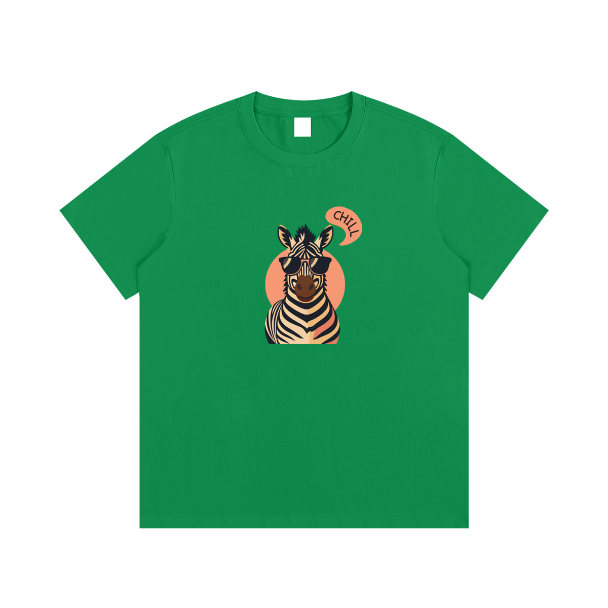 Chill Zebra Unisex Cotton Graphic T-Shirt