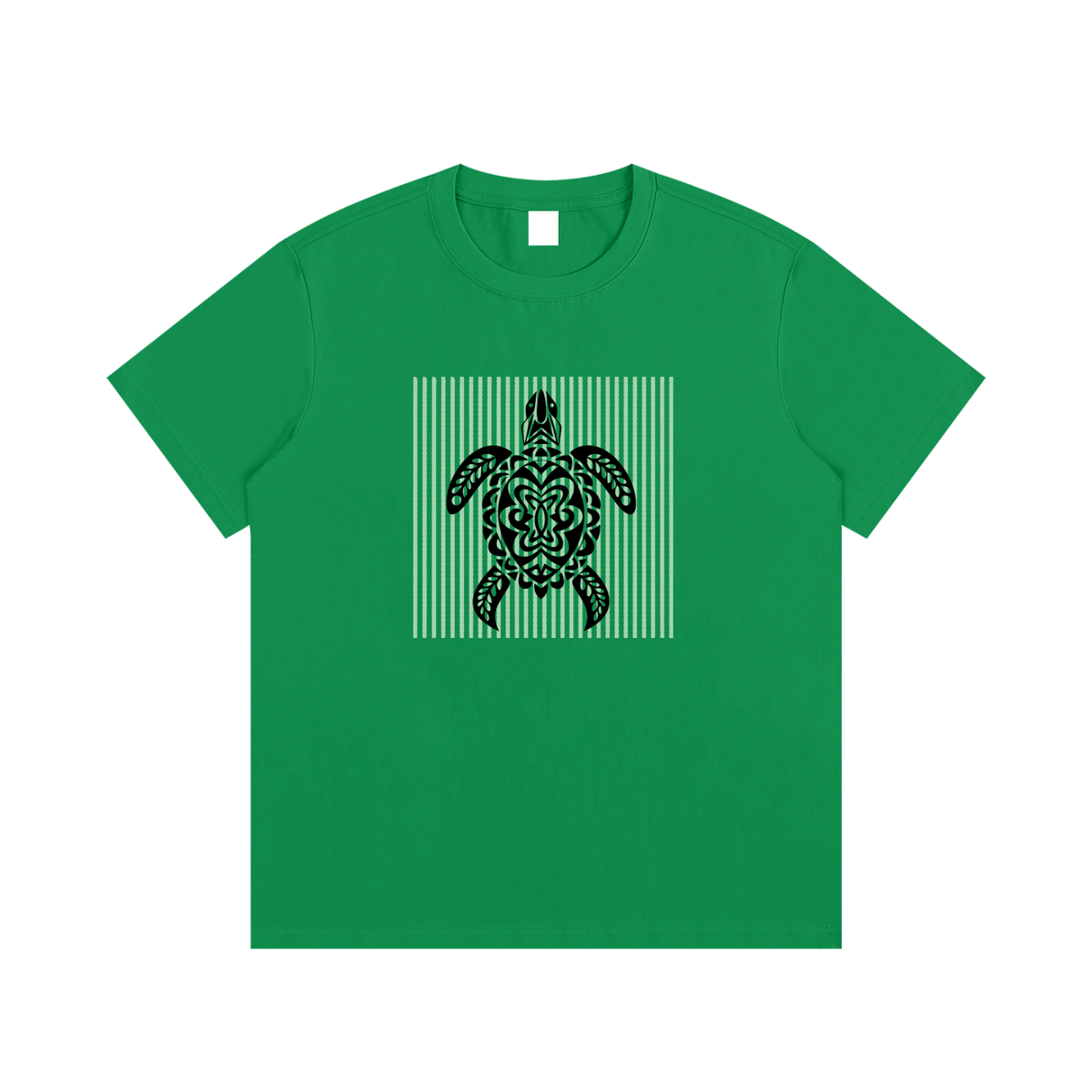 Tribal Sea Turtle Unisex Cotton Graphic T-Shirt