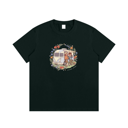 Wander Often Stargazing Camping Unisex Graphic T-Shirt