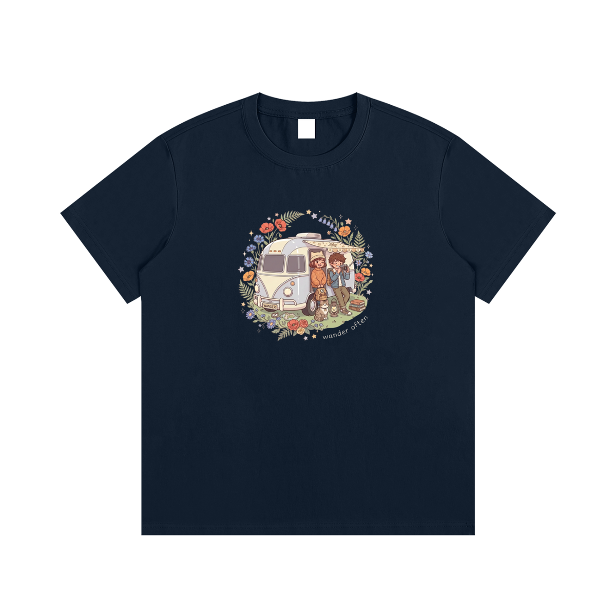 Wander Often Stargazing Camping Unisex Graphic T-Shirt