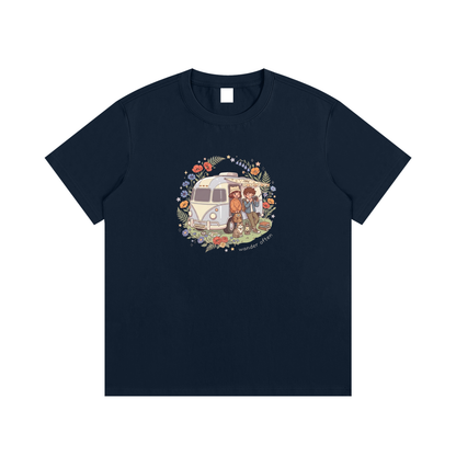 Wander Often Stargazing Camping Unisex Graphic T-Shirt