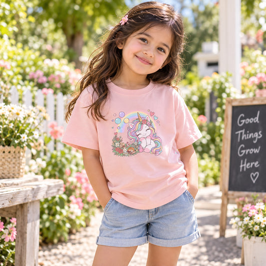 Kid’s Solid Crewneck T-Shirt