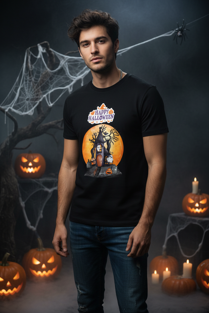 Happy Halloween Graphic Tee mockup